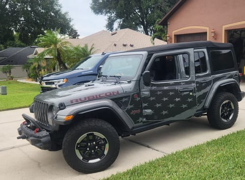 Customer photo review of MEK Removable Trail Armor: JLU