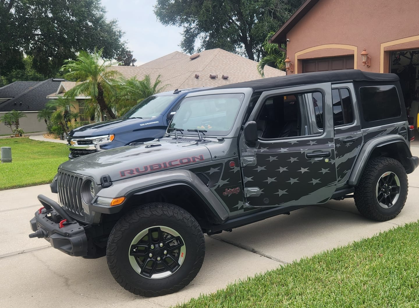 Customer photo review of MEK Removable Trail Armor: JLU