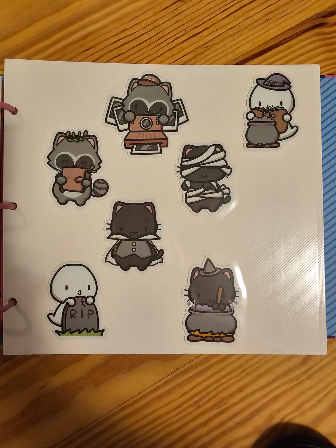 Customer photo review of Halloween 3 Die Cut Stickers (Set of 5)