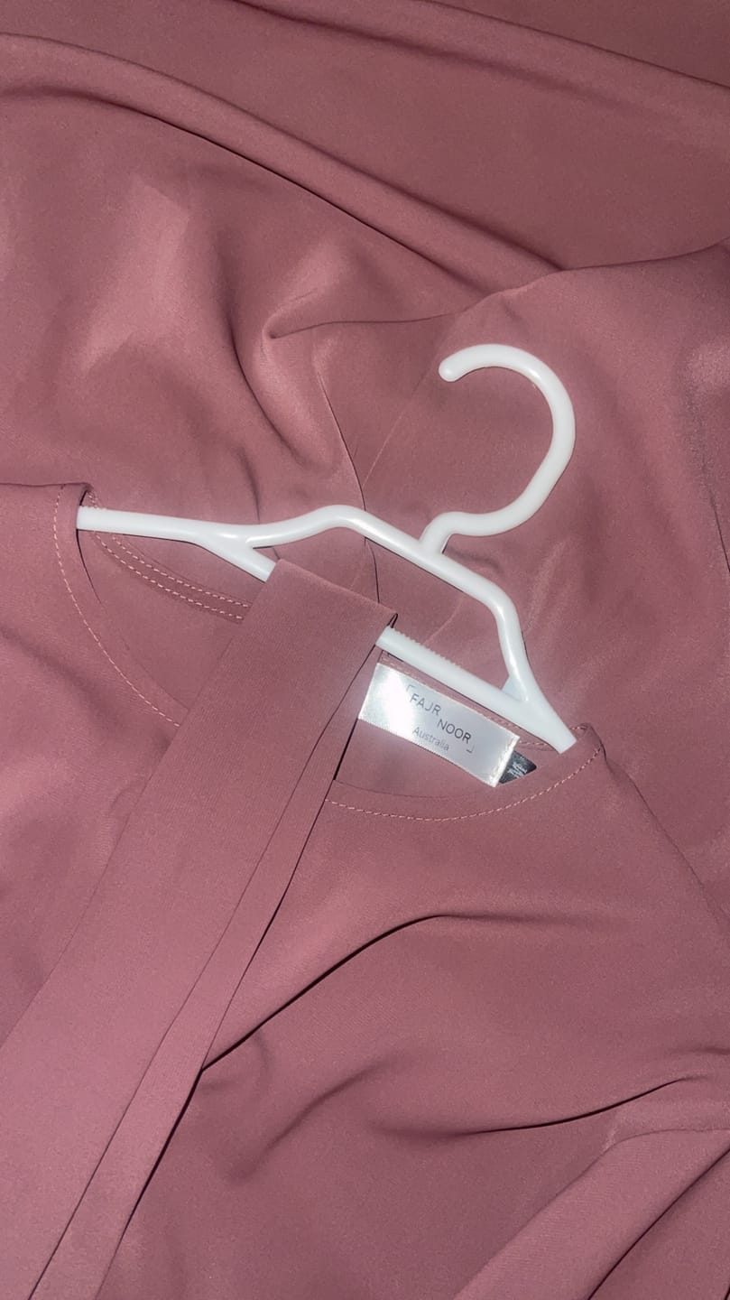 Customer photo review of Khatijah Abaya - Berry