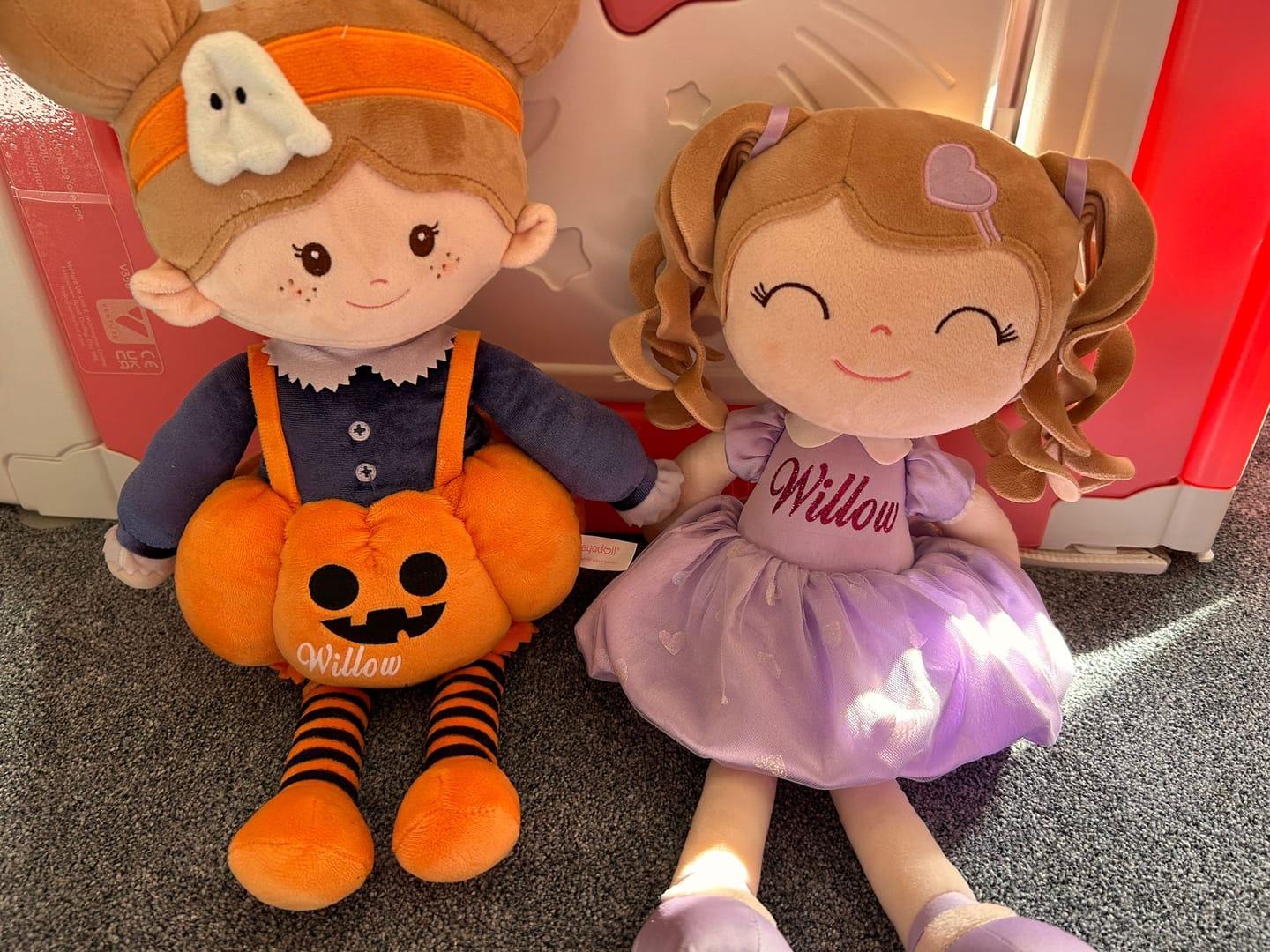 Customer photo review of Personalized Pumpkin Girl (2 Skin Tones) - Halloween Special