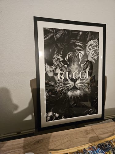 Customer photo review of Gucci Tiger Poster