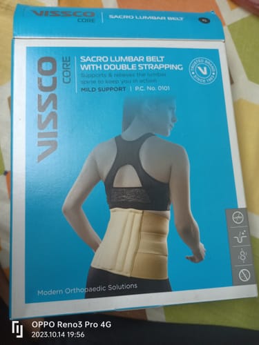 Customer photo review of Sacro Lumbar Belt (Mild Support) | Provides Support to Lower Back | Corrects Posture & Relieves Back Pain (Beige)