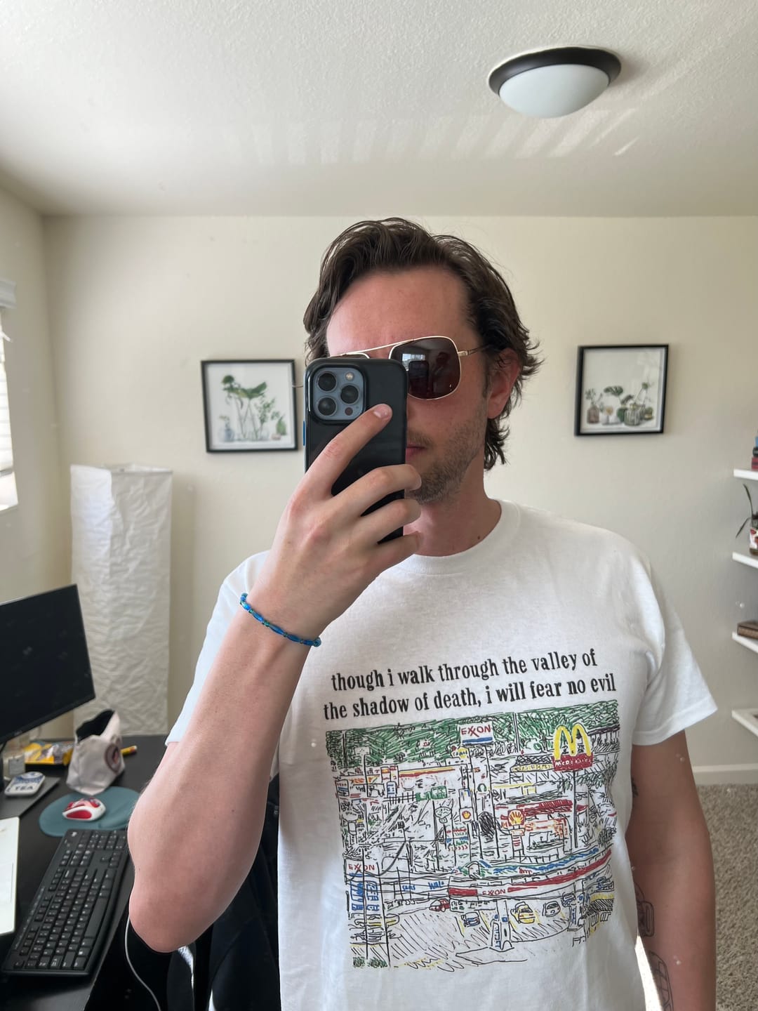 Customer photo review of FEAR NO EVIL TEE