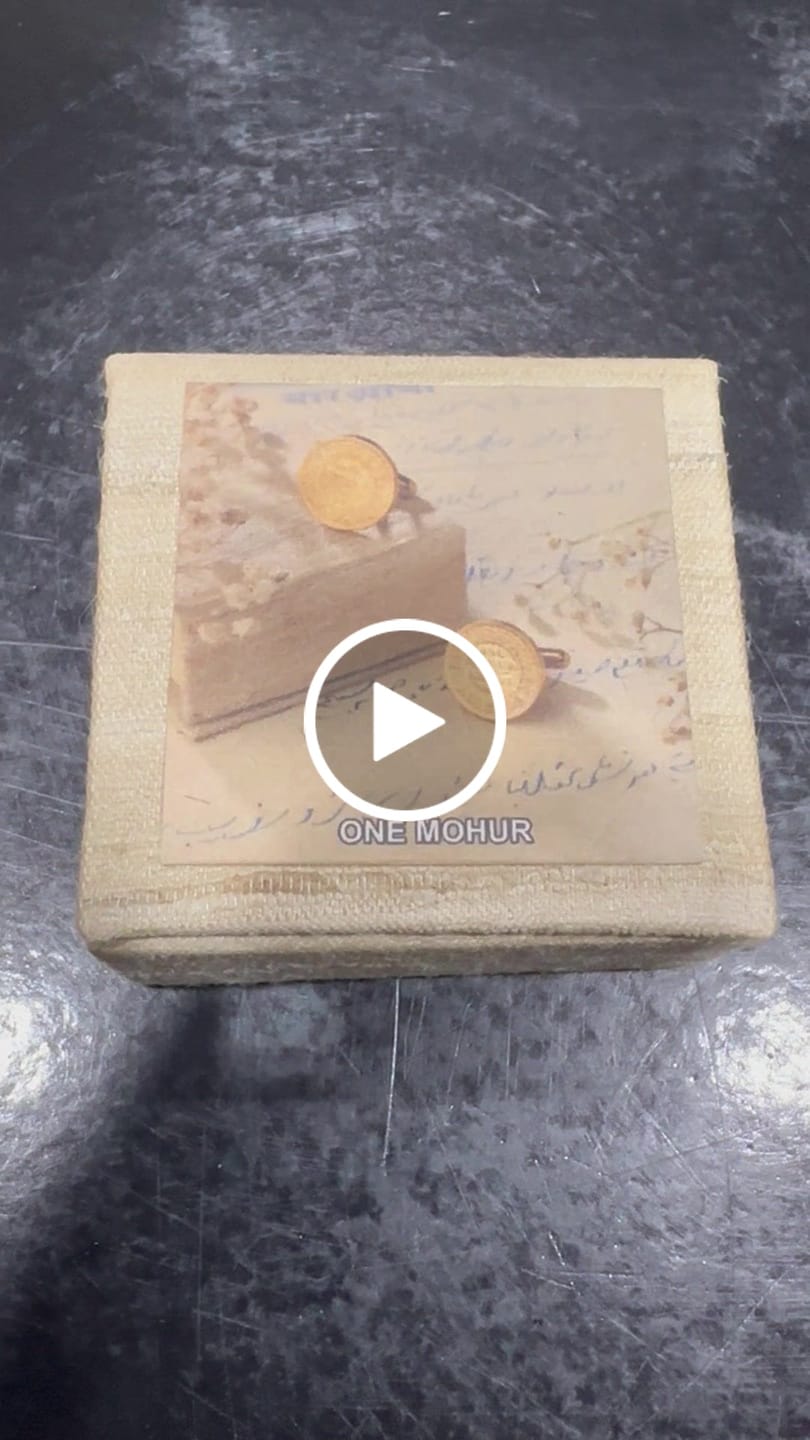 Customer video review of Cufflinks One Mohur - Goldplated