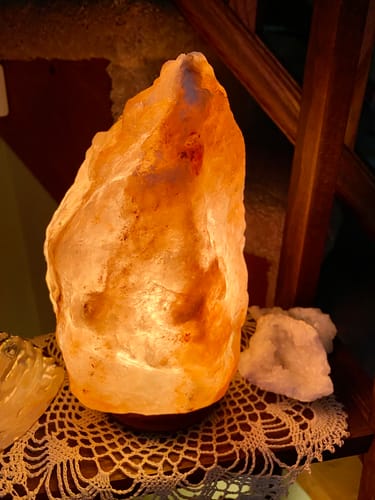Customer photo review of (Set of 6) Original Himalayan Salt Lamps - Medium