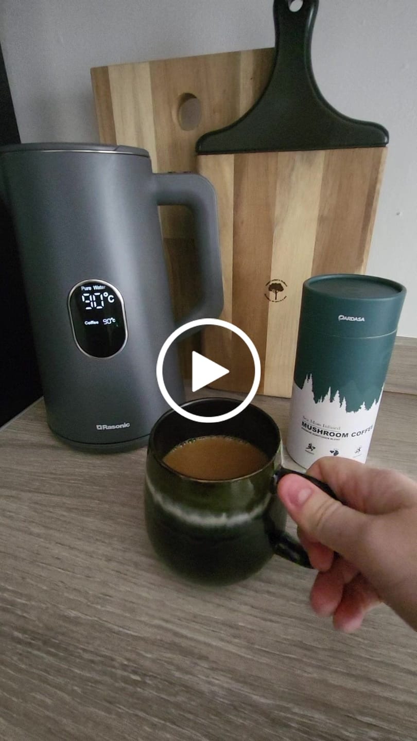 Customer video review of Sea Moss Infused Mushroom Coffee