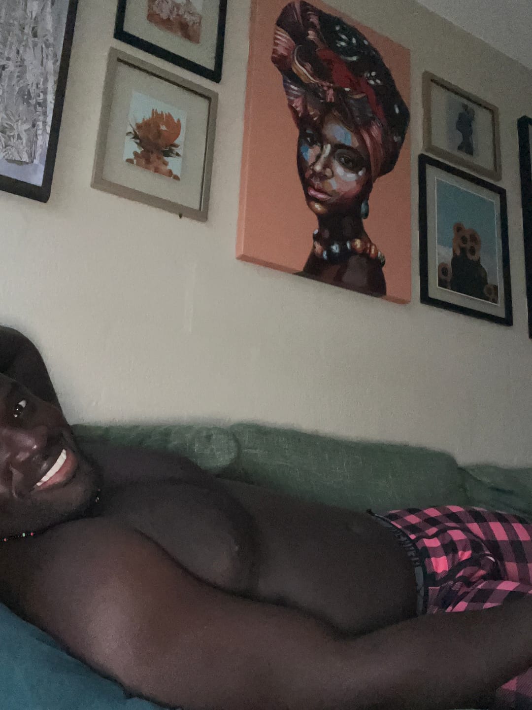 Customer photo review of Long Leg Bamboo Boxer Brief - Pride Backwoods 3.0