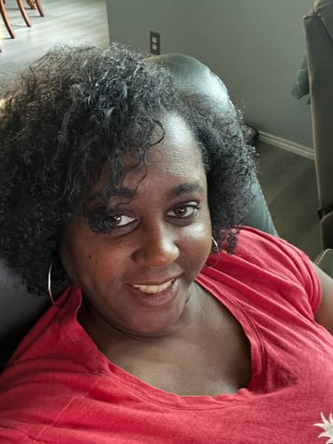 Customer photo review of The Cream Moisturizing & Styling Combo