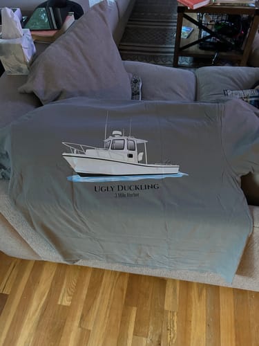 Customer photo review of Custom Digital Boat Artwork