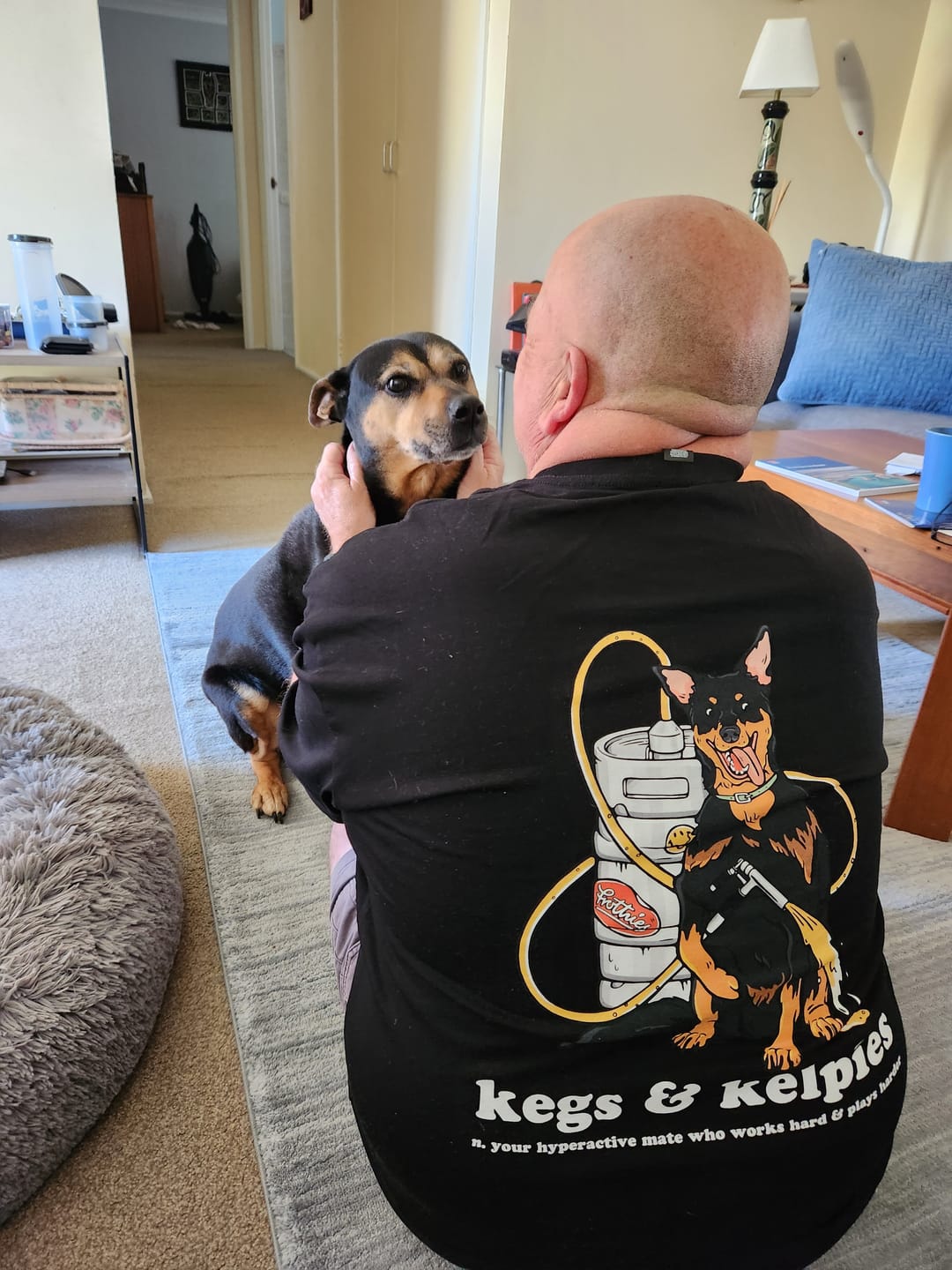 Customer photo review of Kegs & Kelpies Tee