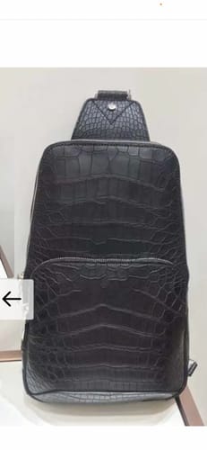 Customer photo review of Genuine Crocodile Leather Chest Sling Bag