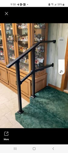 Customer photo review of Parts- Replacement Stairs Post (Upper or Lower)