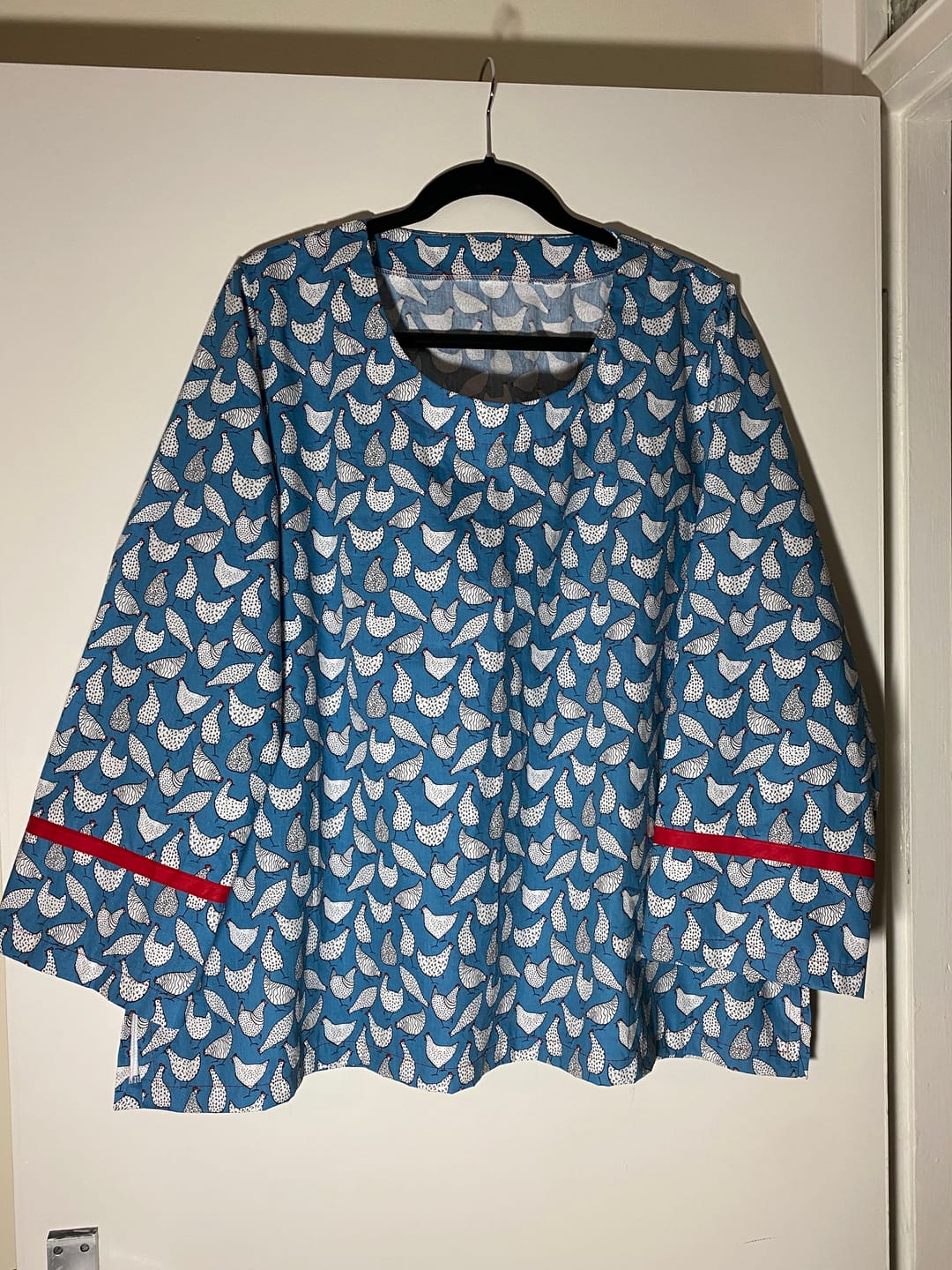 Customer photo review of Hens Rose & Hubble Cotton Poplin Fabric
