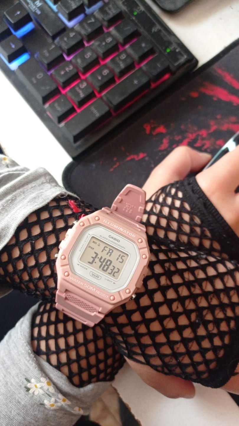 Customer photo review of Reloj Casio Vintage W-218HC-4AVDF Rosado