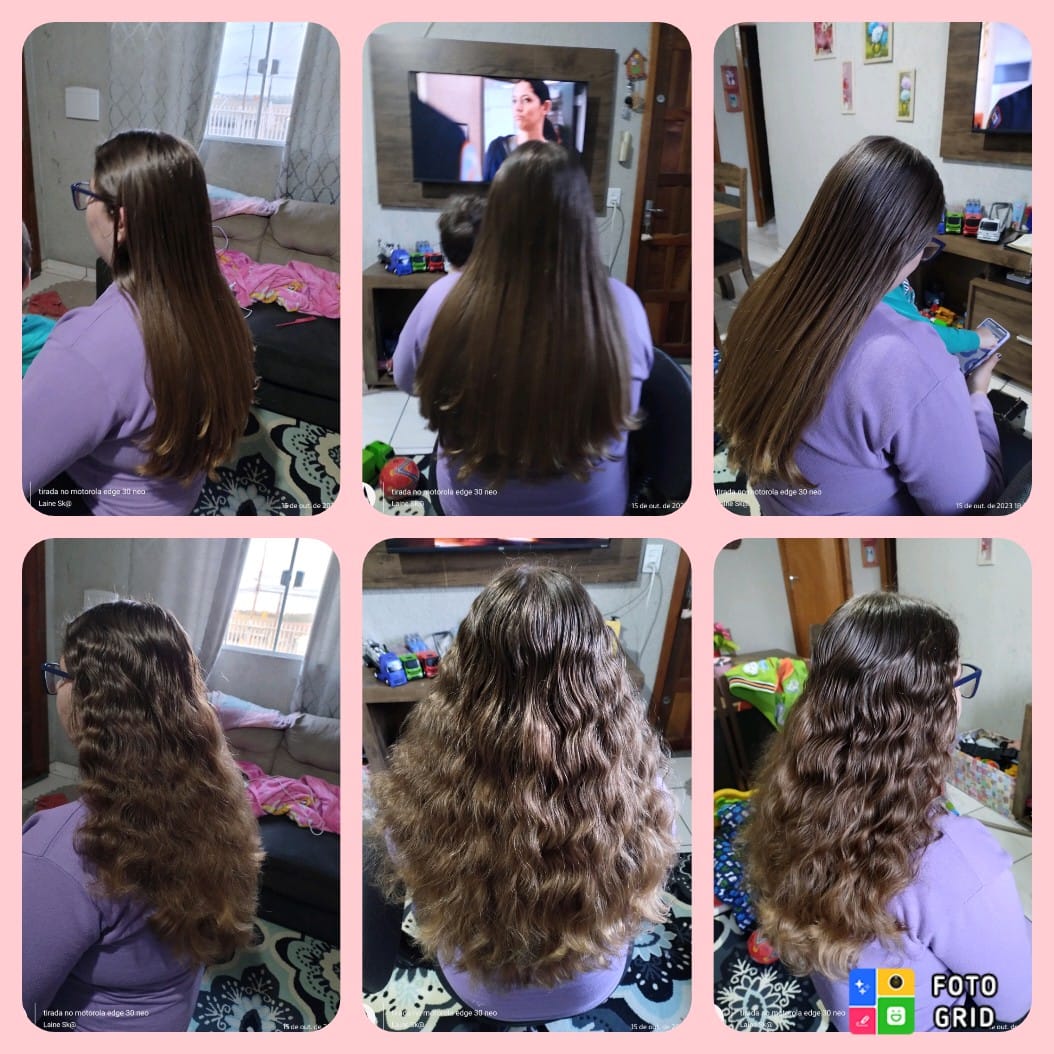Customer photo review of SLEEK PLUS | Escova Alisadora + Clip Finalizador