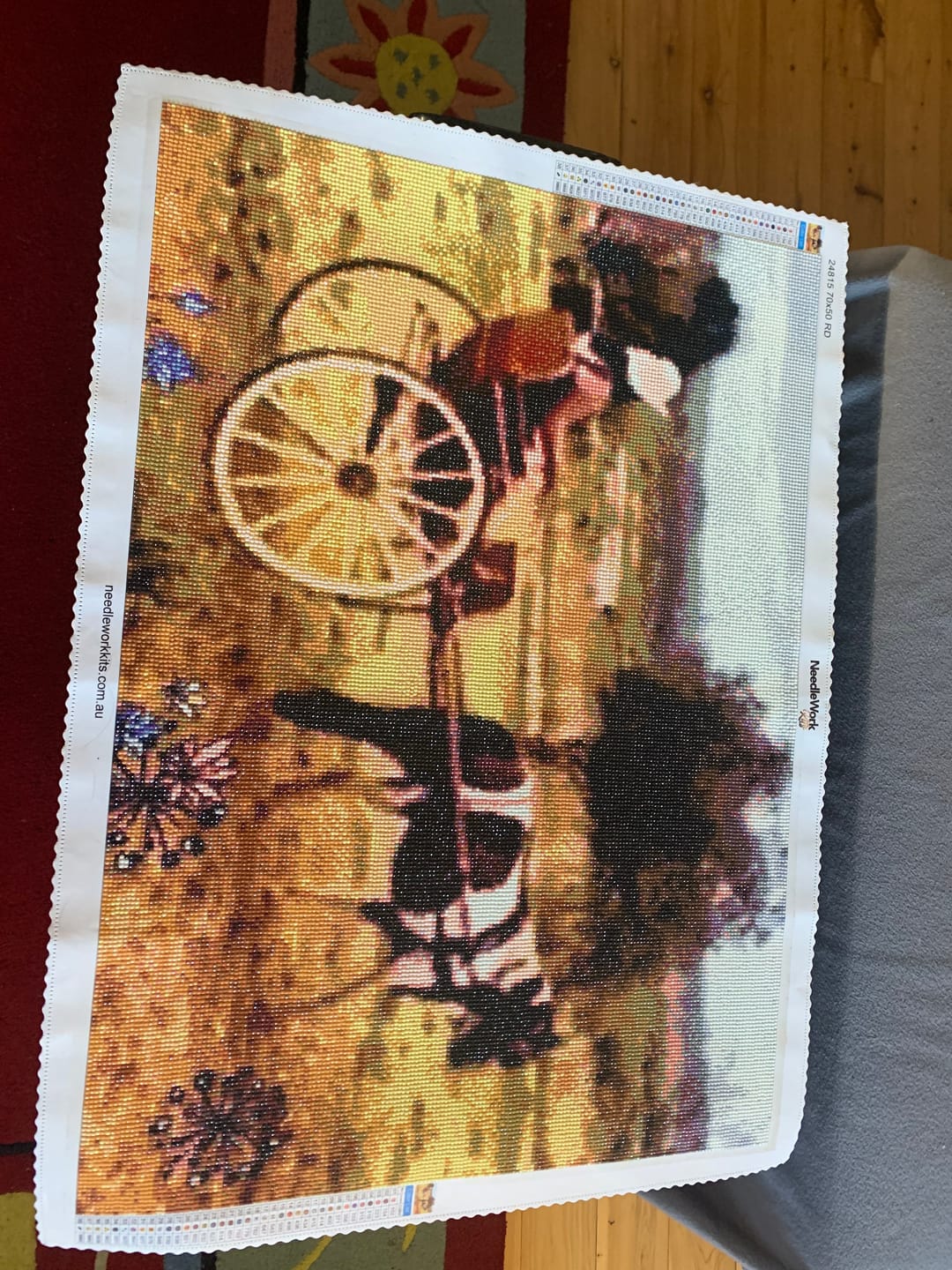Customer photo review of Custom Diamond Painting
