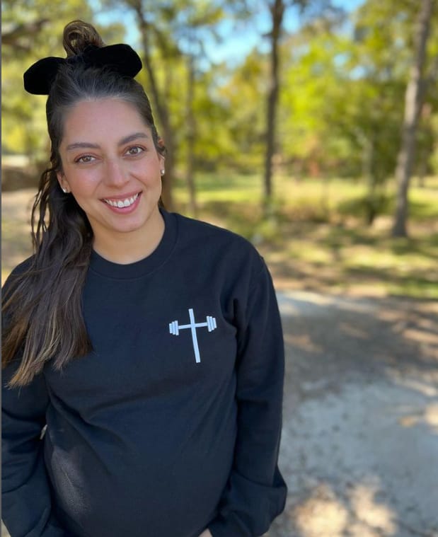 Customer photo review of Faith Over Fear Crewneck