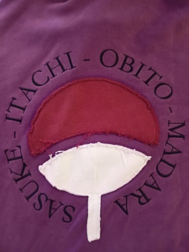 Customer photo review of Naruto Uchiha Hoodie