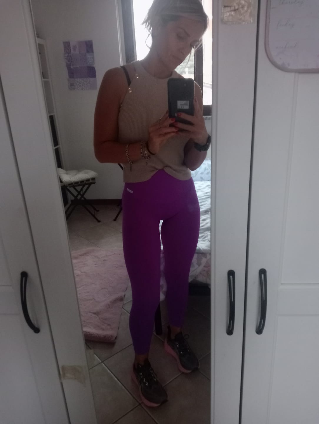 Customer photo review of Leggings All-Up Violet