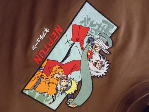 Customer photo review of Naruto x Jiraja T-Shirt