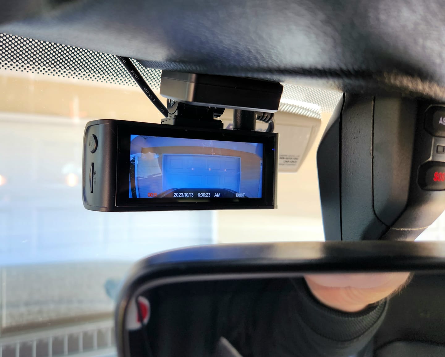 Customer photo review of Redtiger F7NT Touch Screen 4K Dual Dash Cam