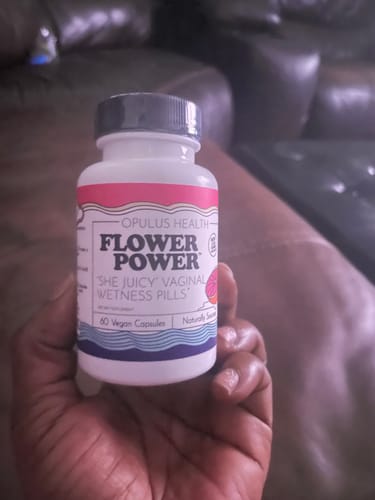 Customer photo review of Flower Power® 'She Juicy' Vaginal Moisture Supplement (60ct/ea)