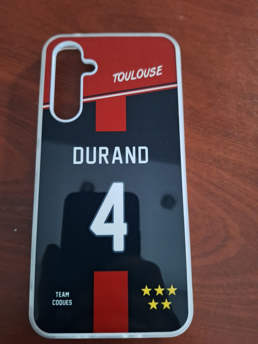 Customer photo review of Coque rugby TOULOUSE RUGBY personnalisable - TEAMCOQUES