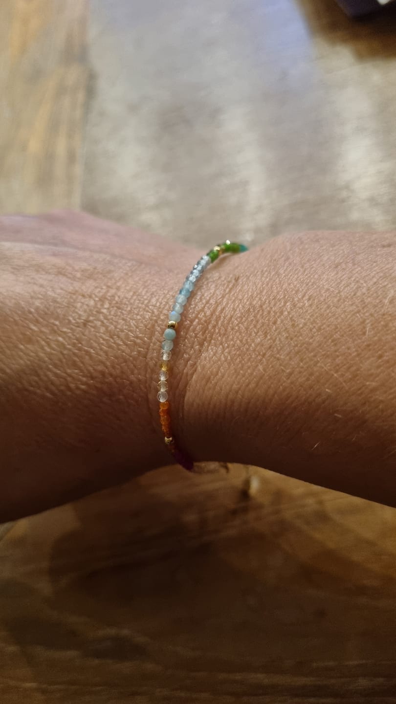 Customer photo review of Bracelet 7 chakras
