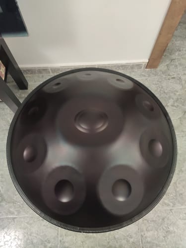 Customer photo review of Classic Handpan drum For Beginner 432Hz 440Hz 9-10 Notes 22 Inches D Minor Hang Drum