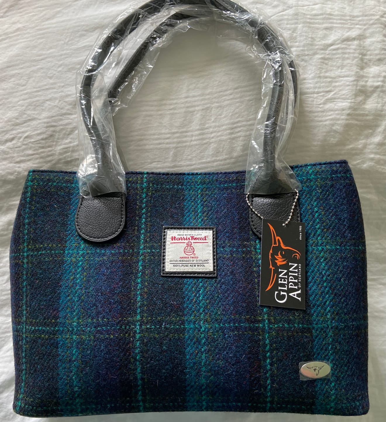 Customer photo review of Classic Harris Tweed Handbag