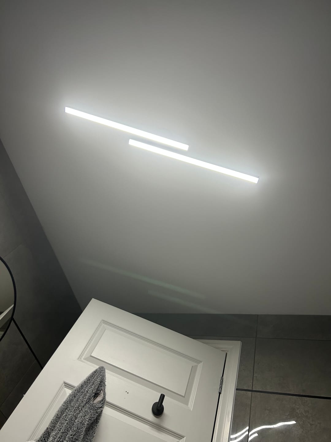 Customer photo review of Long Strip LED Black Flush Mount