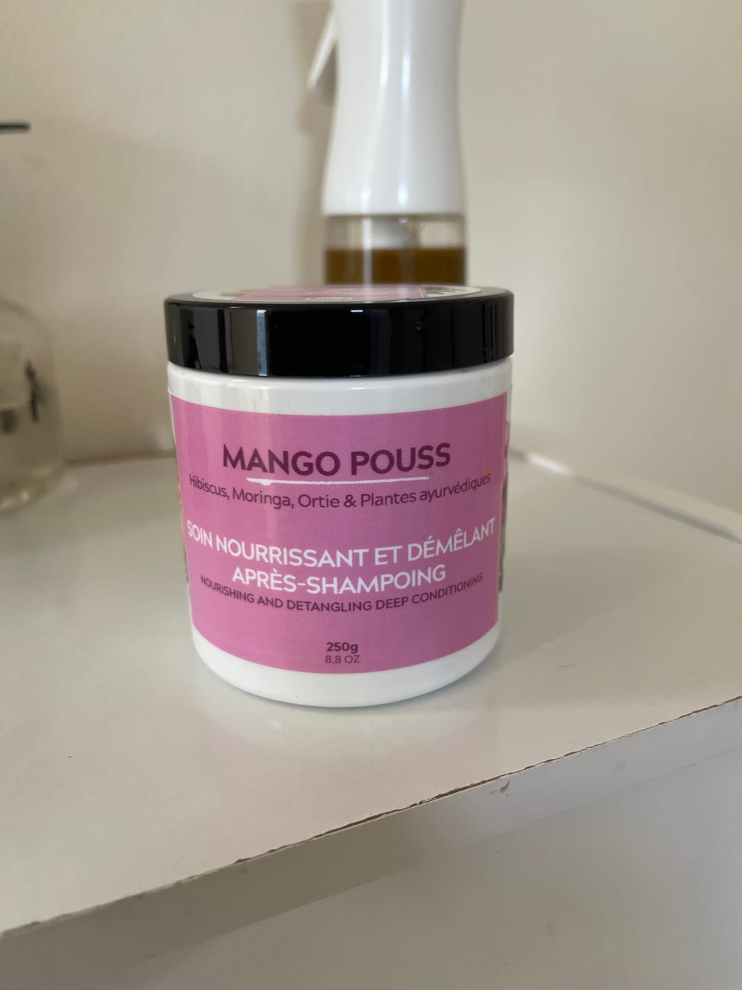 Customer photo review of Soin nourrissant et démêlant après-shampoing - POUSS