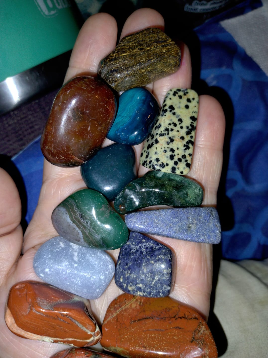 Customer photo review of Scoop of Tumbled Stones