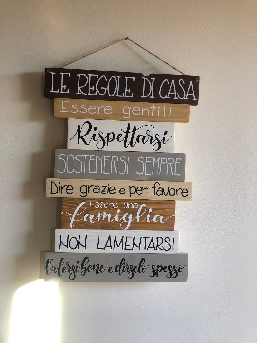 Customer photo review of Regole di Casa - Noce Tortora