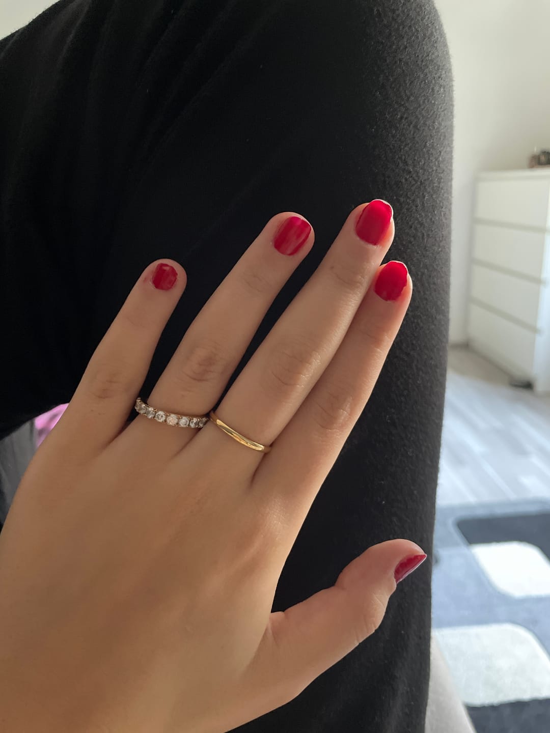 Customer photo review of Thin Lena Ring | 18K vergoldet