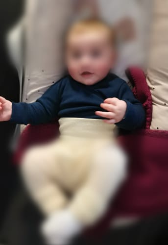 Customer photo review of Baby Longsleeve Blau