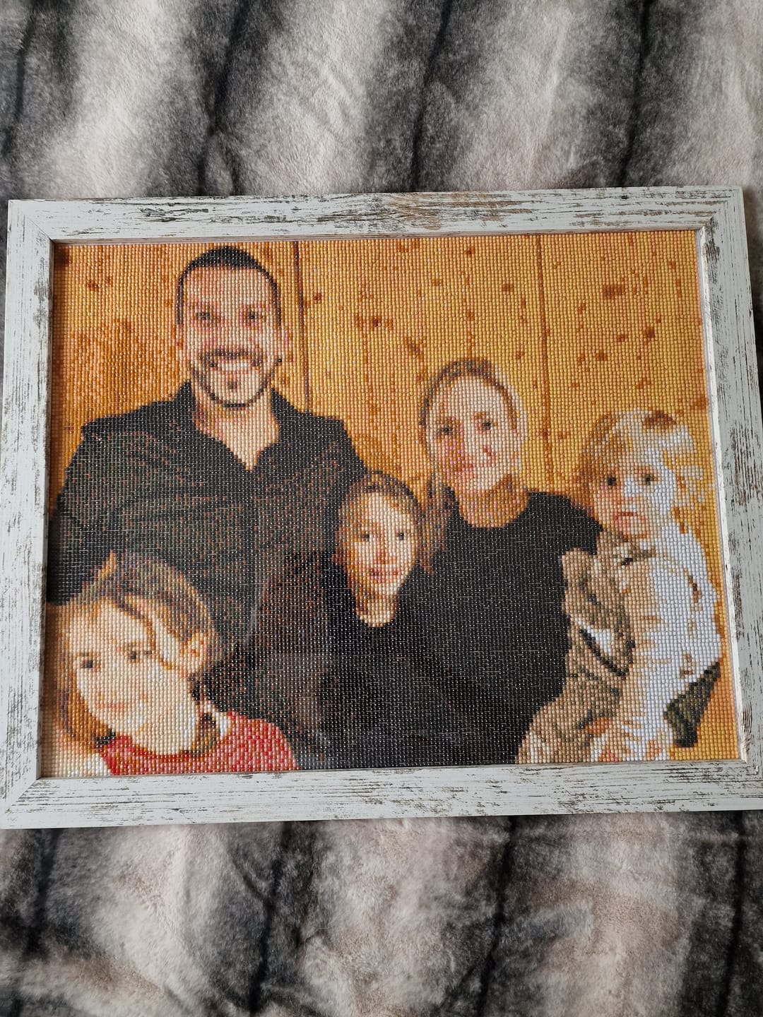 Customer photo review of Diamond Painting Personnalisé