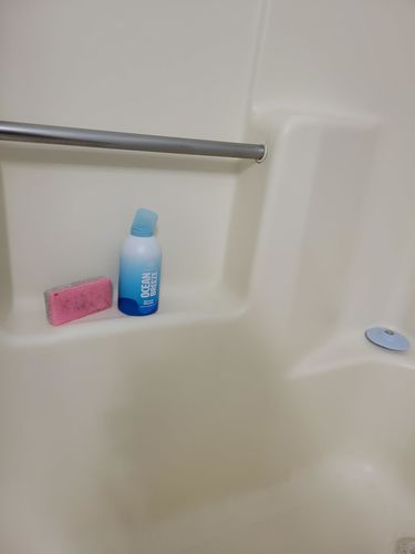 Customer photo review of Ocean Breeze Shower Mousse