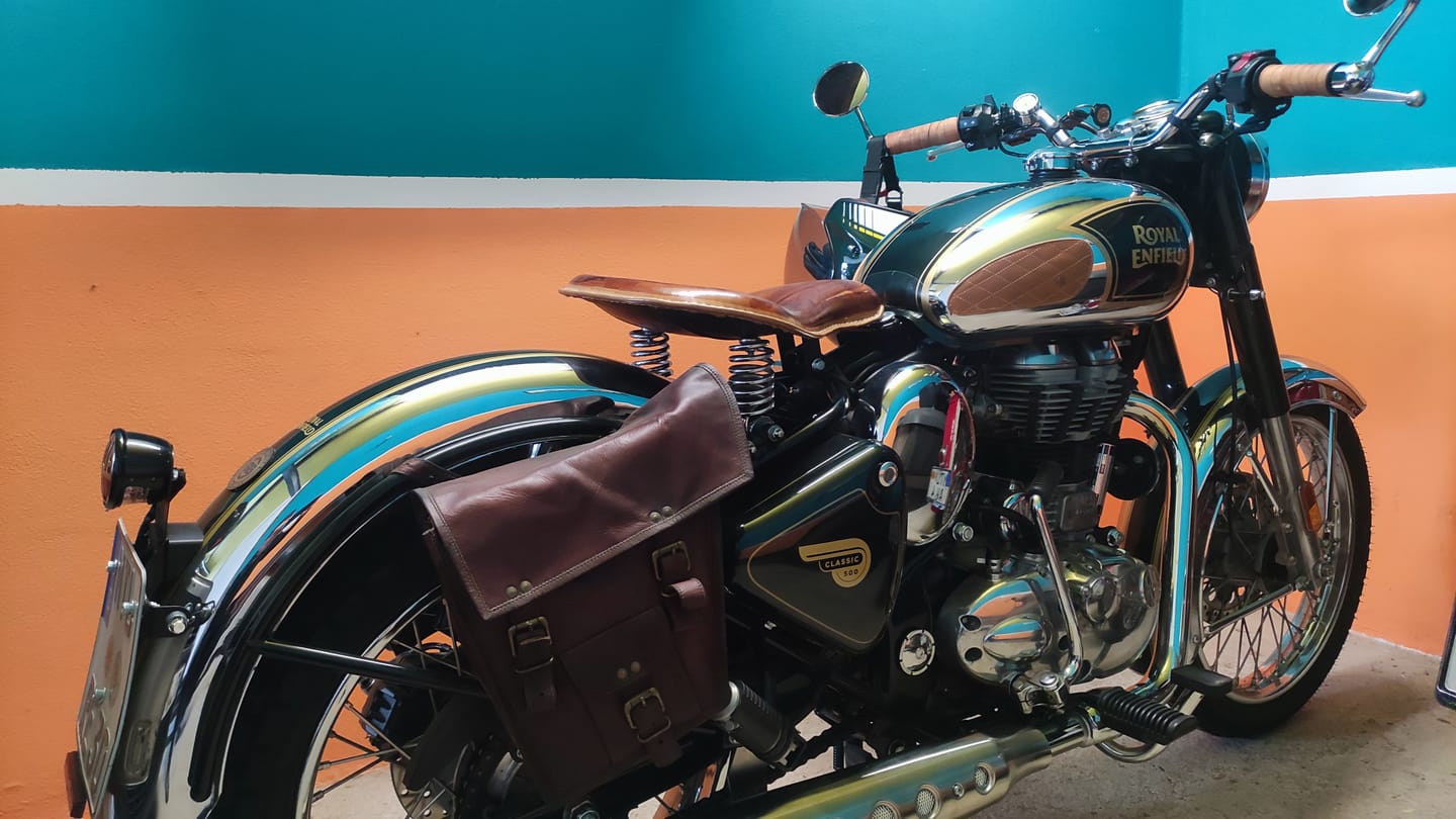 Customer photo review of tank pads mini leather diamond