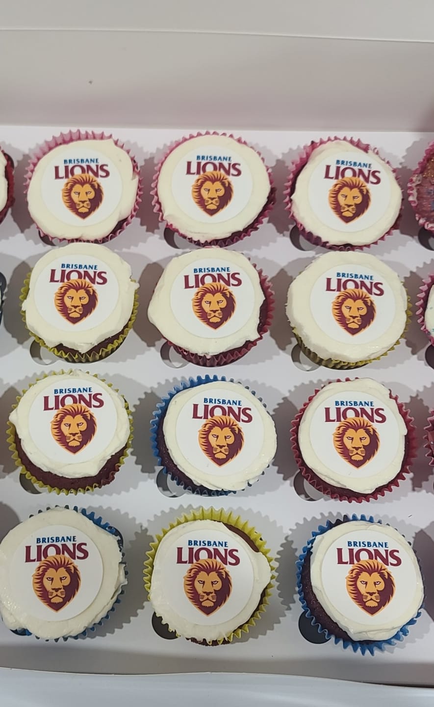 Customer photo review of Brisbane Lions AFL Club - Edible Icing Images