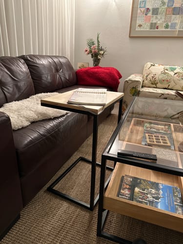 Customer photo review of Mesa Lateral Piscolera 45 Negra MIMA
