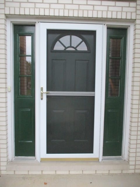 Customer photo review of Clear 3 Lite Glass and Frame Kit (Half Sidelite 10" x 38" Frame Size)