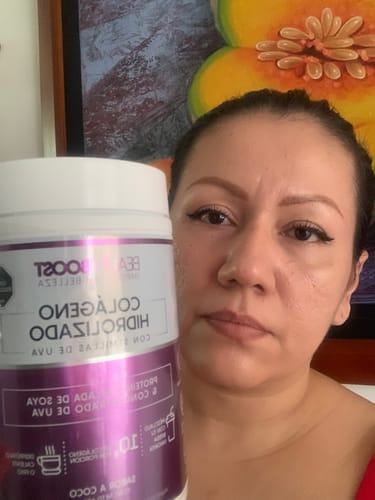 Customer photo review of COLÁGENO HIDROLIZADO CON VITAMINA C, D3, BIOTINA Y SEMILLAS DE UVA