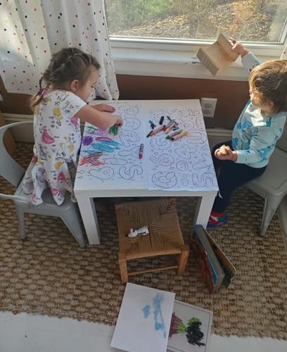 Customer photo review of Children's Drawing Roll
