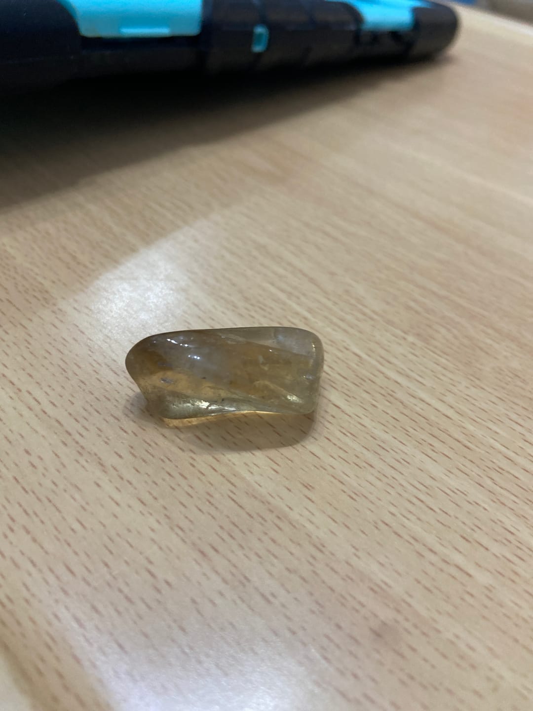 Customer photo review of Natural citrine - Tumblestone
