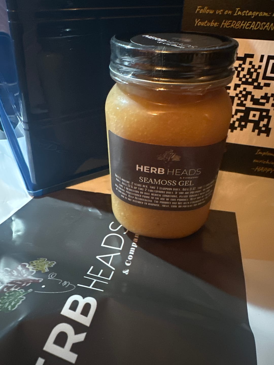 Customer photo review of Wild Crafted Raw Sea Moss Gel  “The King of the Sea” Provides 92/102 minerals that the body needs