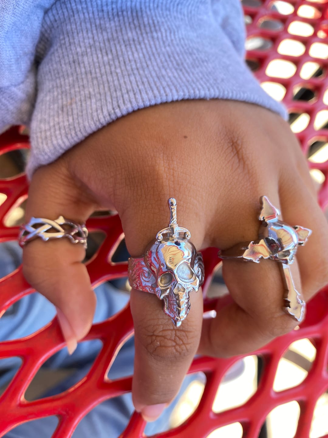 Customer photo review of HALLUCINOGENIC NIGHTMARE RING