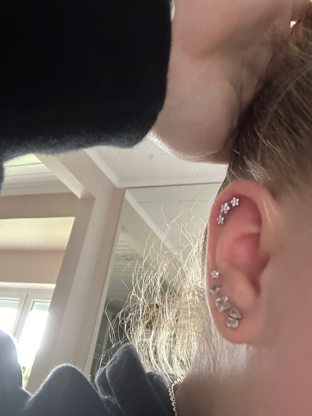 Customer photo review of Flowerish Piercing | Titan