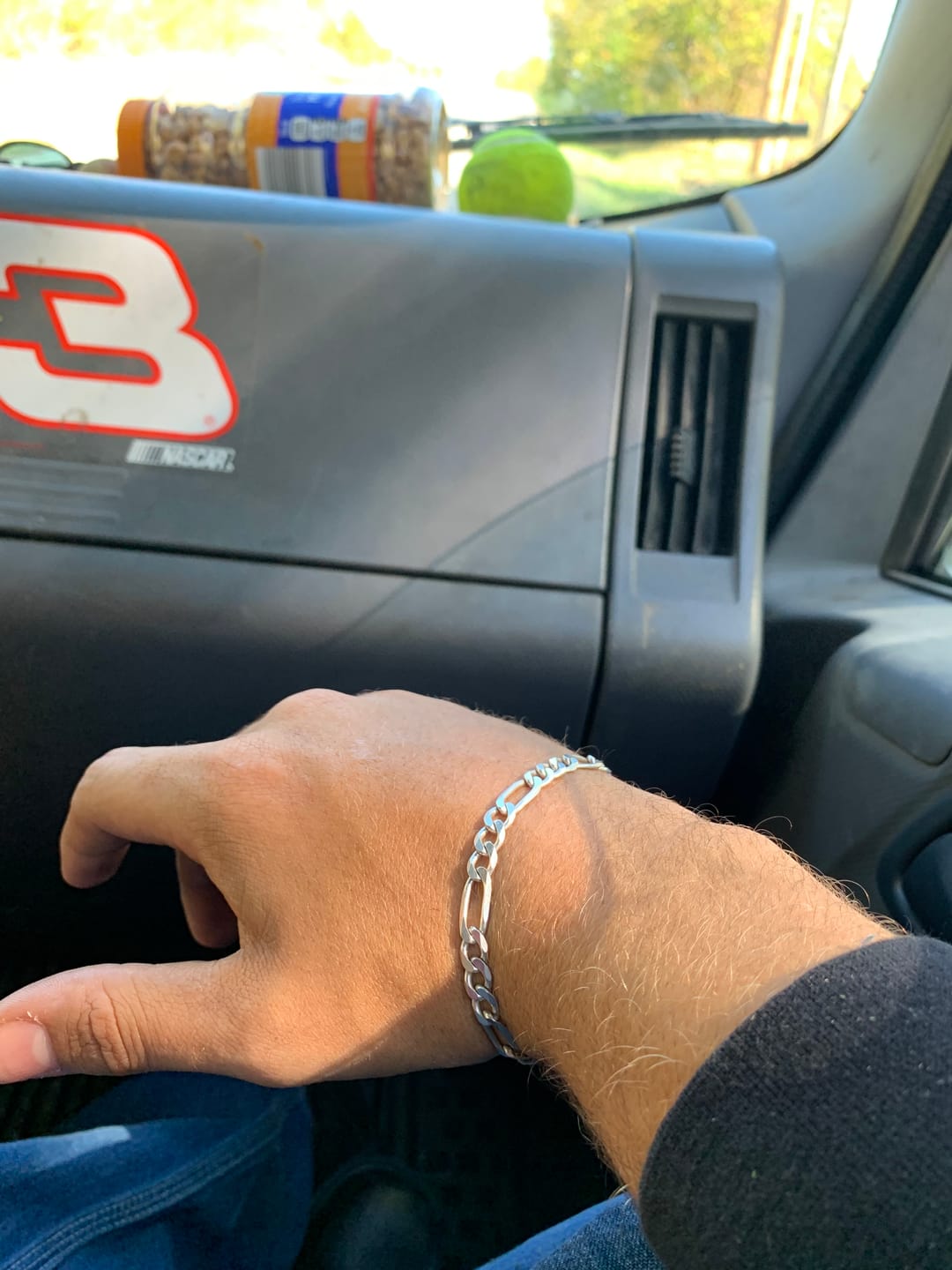 Customer photo review of SILVER FIGARO BRACELET